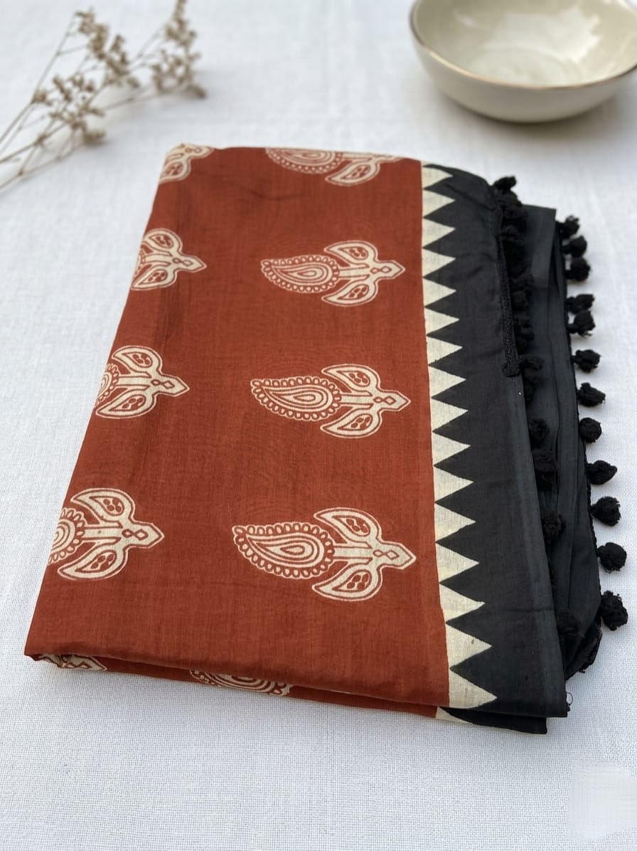 ITHAL Mul Mul cotton Saree