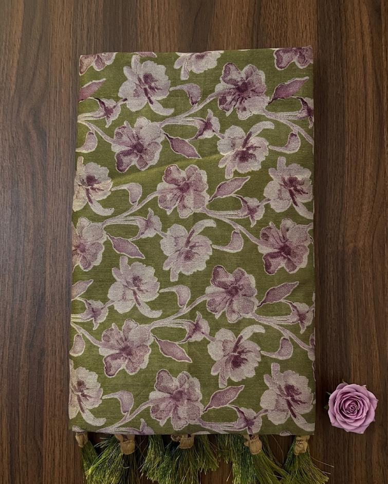 Ambal Chanderi linen cotton