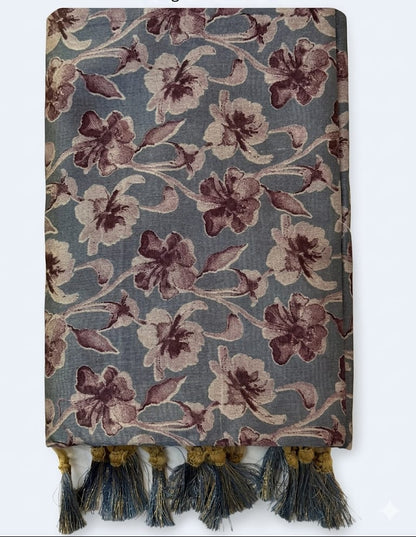 Ambal Chanderi linen cotton