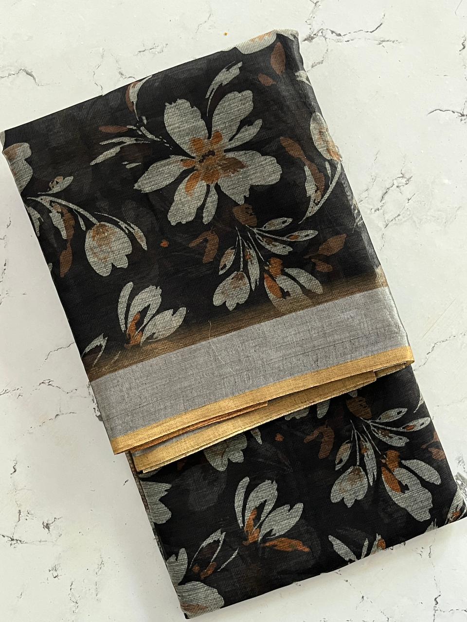 Chanderi Cotton Silk Saree