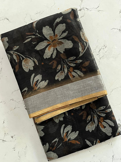 Chanderi Cotton Silk Saree