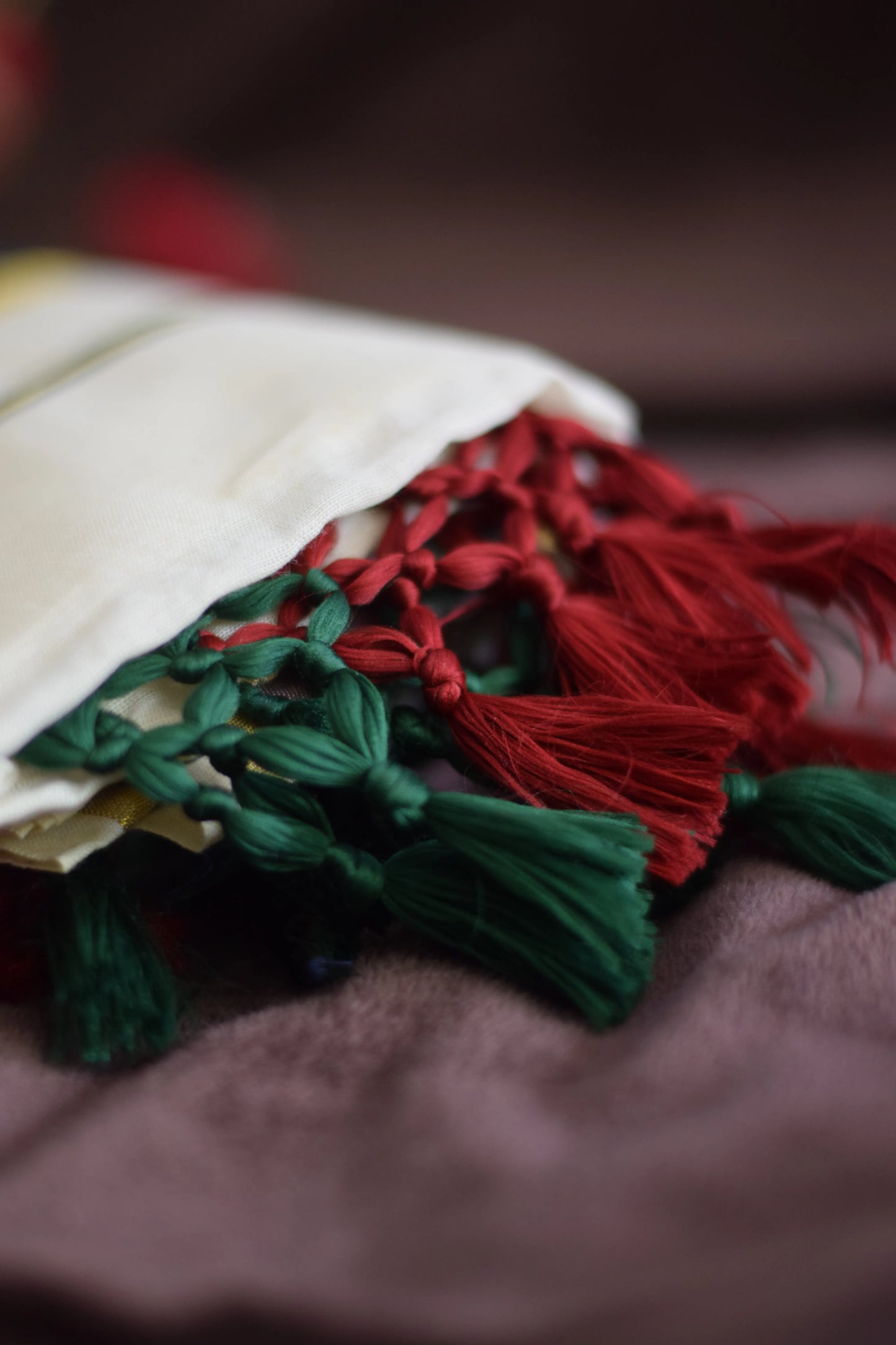 Thanima_Tri-Color Border Kerala Set Saree