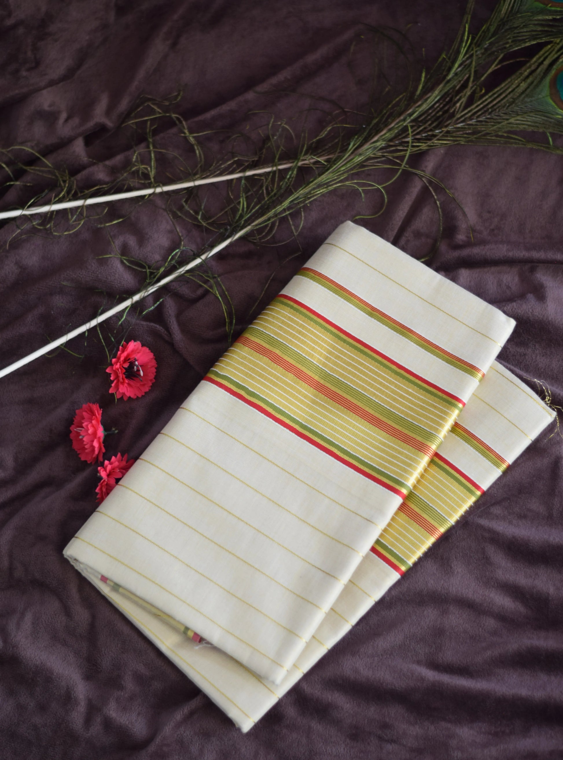 Thumbappo_Kerala tissue set saree_saree from thambai