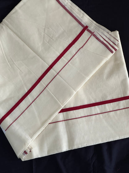 Puliyilakkara Single Border Cotton Saree
