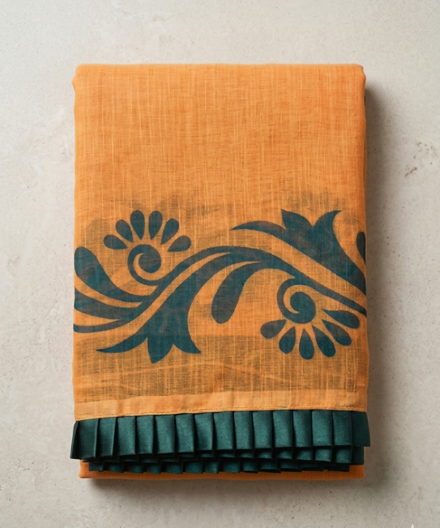 Mallika Semi Linen Saree