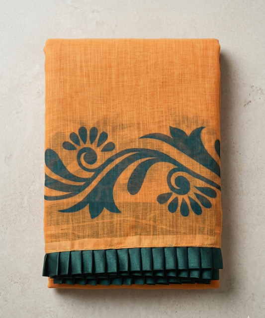 Mallika Semi Linen Saree